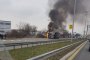   Тир се запали на Цариградско шосе в София