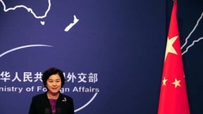 Говорителката на Министерството на външните работи на Китай Хуа Чунин 