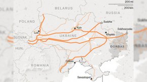 Природният газ минава през Украйна © Оксфордският институт за енергийни изследвания