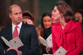 Принц Уилям и Кейт на коледния ѝ концерт в Уестминстърското абатство миналата година ( Снимка:
Getty Images)