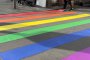  Първата пешеходна пътека в цветовете на дъгата, Бон, Германия