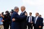    Президентът на САЩ Джо Байдън е посрещнат от израелския министър-председател Бенямин Нетаняху в Тел Авив, Израел, на 18 октомври 2023 г. REUTERS/ Evelyn Hockstein/Reuters