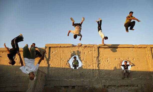 Спортно изкуство Паркур в ивицата Газа