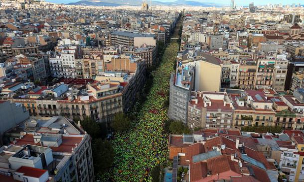 Над 1 млн. в поход за независимост на Каталуня