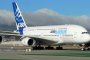 Най-големият пътнически самолет в света кацна в София