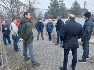 Срещата на кмета на район Триадица Димитър Божилов и зам