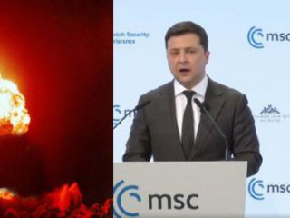 Президентът на Украйна Владимир Зеленский заплаши на Мюнхенската конференция по