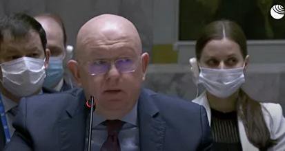 Постоянният представител на Русия в ООН Василий Небензя коментира изявленията