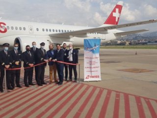 Авиокомпанията Swiss отново лети от София до Цюрих Първият редовен