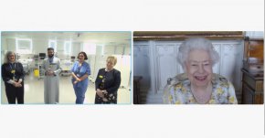 По-рано тази седмица 95-годишният монарх прекара известно време в разговори с персонала, който е гръбнакът на здравното заведение в грижите за над 800 критично болни пациенти и техните семейства от началото на пандемията