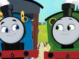 Томас е малък локомотив Той е изпълнен със заразителен оптимизъм