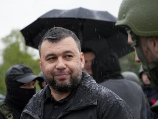 Денис Пушилин лидерът на самопровъзгласилата се Донецка народна република ДНР