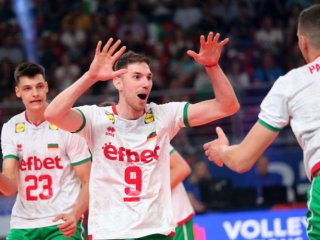 Българският национален отбор по волейбол спечели първата си победа за
