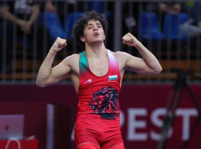 
Едмонд Назарян ликува с европейската титла на първенството за юноши по борба, класически стил в Рим