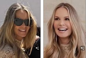 На някои снимки от Instagram (вдясно) естествените лунички и бръчките на Ел изглеждат заличени, а визията ѝ - безупречна и порцеланова. Вляво тя е с по-естествен вид.
