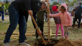 От 2017 г. досега по програмата „Моето зелено училище, моята зелена детска градина“ в дворовете на детски градини и училища има растат нови 3500 дървета.
