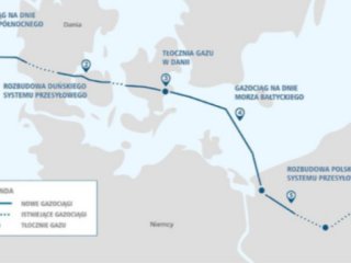 Новият Балтийски тръбопровод между Норвегия и Полша получи във вторник