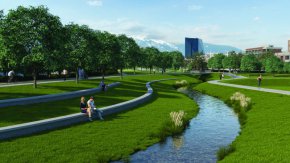 7дка разливна зона, разположена в гъсто населения квартал Манастирски ливади – Изток, да се превърнат в модерен и зелен градски парк с европейски облик