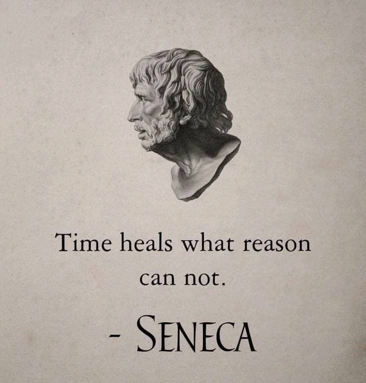  Времето лекува това, което разумът не може: Сенека
