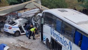 Катастрофата с автобус с мигранти в Бургас