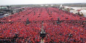  1,7 млн души на митинг на Ердоган в Истанбул преди вота на 14.05