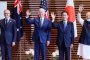 Австралийският министър-председател Антъни Албанес, президентът на САЩ Джо Байдън, японският министър-председател Фумио Кишида и индийският министър-председател Нарендра Моди позират преди срещата на четворката на 24 май миналата година в Токио, Япония.