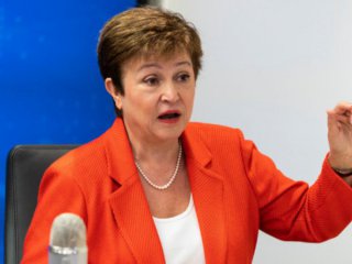 Кристалина Георгиева която е управляващ директор на Международния валутен фонд