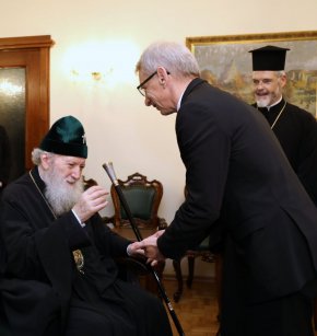 Патриарх Неофит и Николай Денков