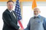 Министър-председателят на Индия Нарендра Моди се ръкува с изпълнителния директор на Tesla Елон Мъск по време на срещата им в Ню Йорк, Ню Йорк, САЩ, 20 юни 2023 г.