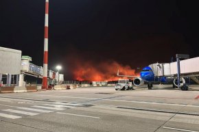 Поради тази причина е затворено летището на главния град на остров Сицилия