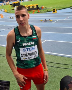 19-годишният Саръбоюков снощи заслужи сребърен медал в скока на дължина на европейското първенство до 20 години в Йерусалим