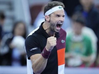 Единственият българин в тенис елита Григор Димитров постигна победа със