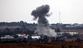Ракета, изстреляна от Ивицата Газа, удря район близо до Сдерот, Южен Израел, 9 октомври 2023 г. REUTERS/Amir Cohen Придобиване на лицензионни права