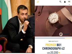 Кандидат-кметът на София от Възраждане е с часовник от лусозната швейцарска марка Breitling за над 37 000 лв. 