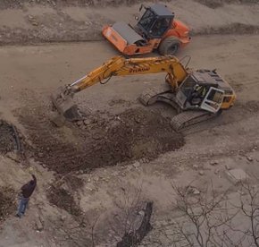 Газопровод е спукан при изкопни дейности на ВиК Пловдив