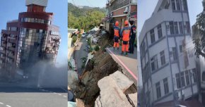 Земетресение с магнитуд 7,2 по Рихтер разтърси Тайван