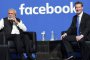 Индийският премиер Нарендра Моди (L) и главният изпълнителен директор на Facebook Марк Зукърбърг