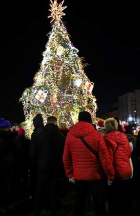 Грейна Коледната елха в София