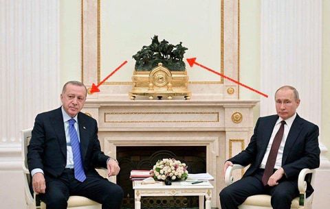 Путин тури Ердоган под часовник с руско-турската война