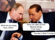 Путин и Берлускони обсъждат Pussy Riot