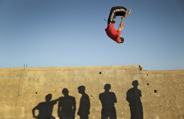 Спортно изкуство Паркур в ивицата Газа