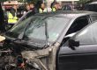 Кола се удари в стълб на бул. България в София