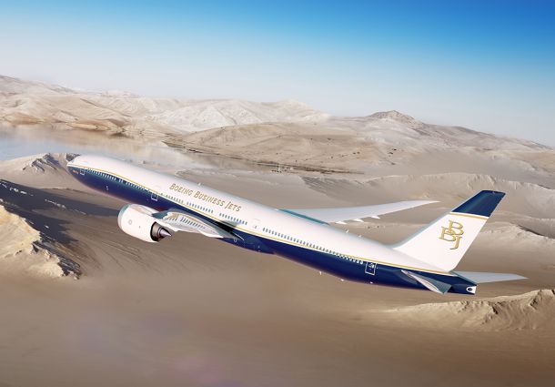 Новият BBJ 777-8 може да прелети половината земно кълбо
