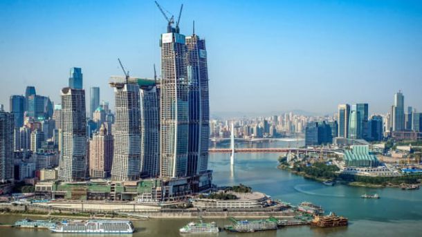 Хоризонталният небостъргач на Китай е почти готов