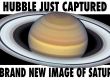 Нова снимка на Сатурн от Хъбъл
