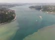 Кални води от реки промениха цвета на Босфора (Видео)